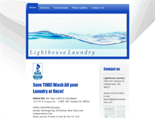 Tablet Screenshot of lighthouselaundry.com